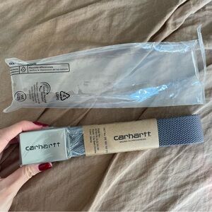 carhartt work in progress men’s clip belt chrome